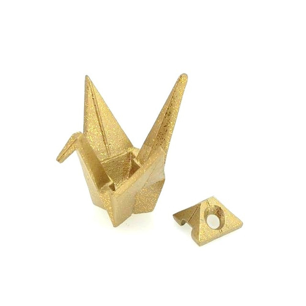Japanese Incense Holder – Koro Burner - Iron, Flower Crane, Small
