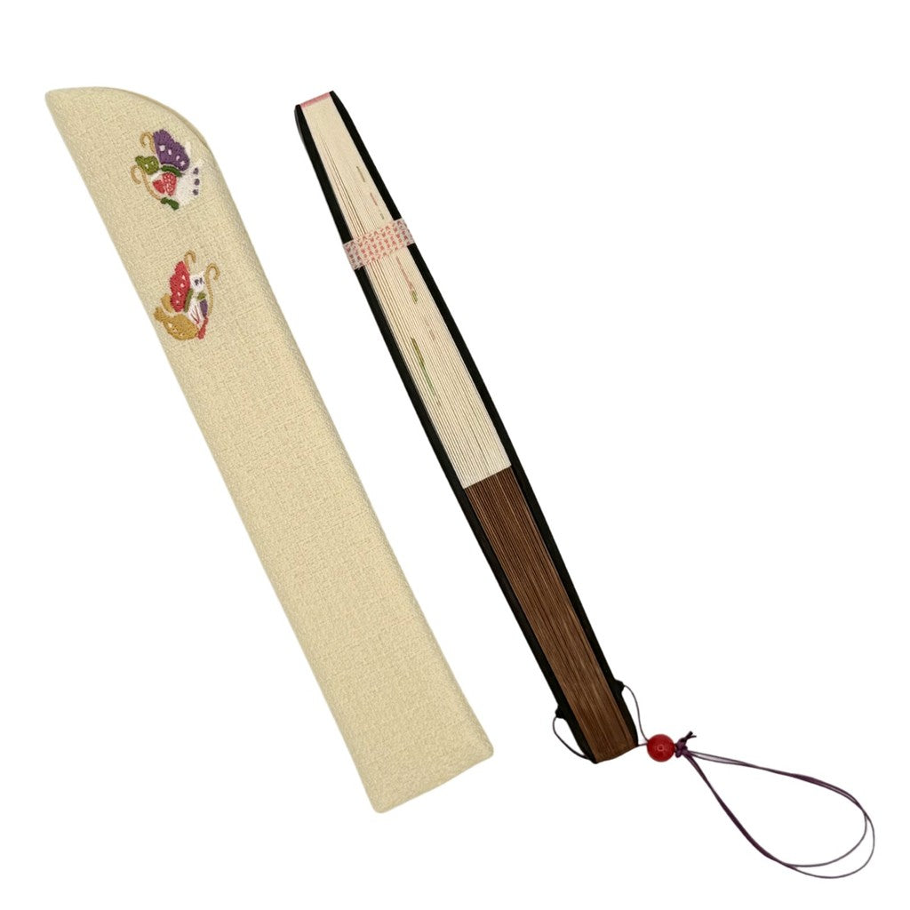 Japanese Fan Case – Kyo-Shirabe Folding Butterfly