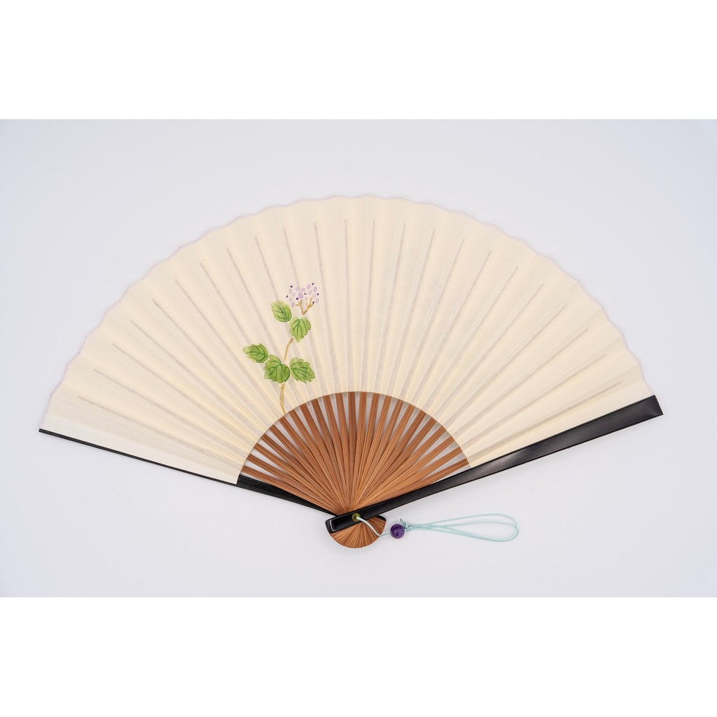 Japanese Fan Case – Kyo-Shirabe Folding Hydrangea