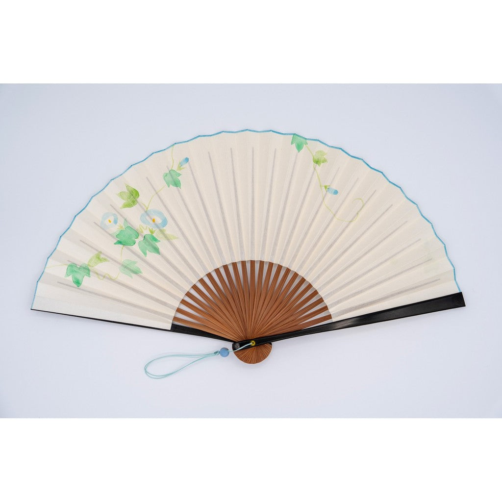 Japanese Fan Case – Kyo-Shirabe Folding Morning Glory