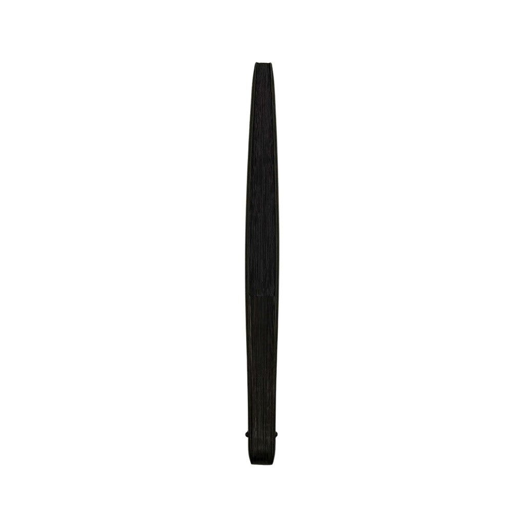 Japanese Bamboo Hand Fan – Ryoma Mustard (Black Lacquered), Decorative, Gift