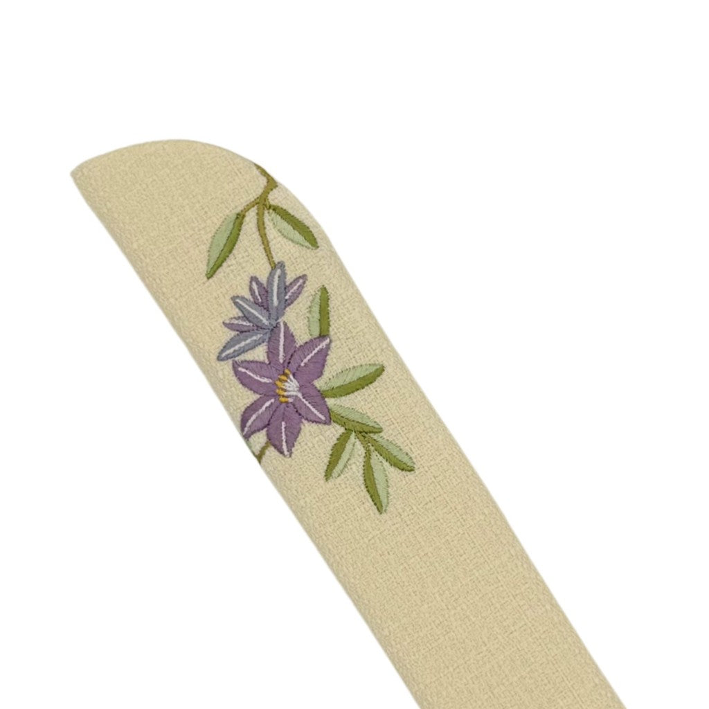 Japanese Fan Case – Kyo-Shirabe Folding Clematis