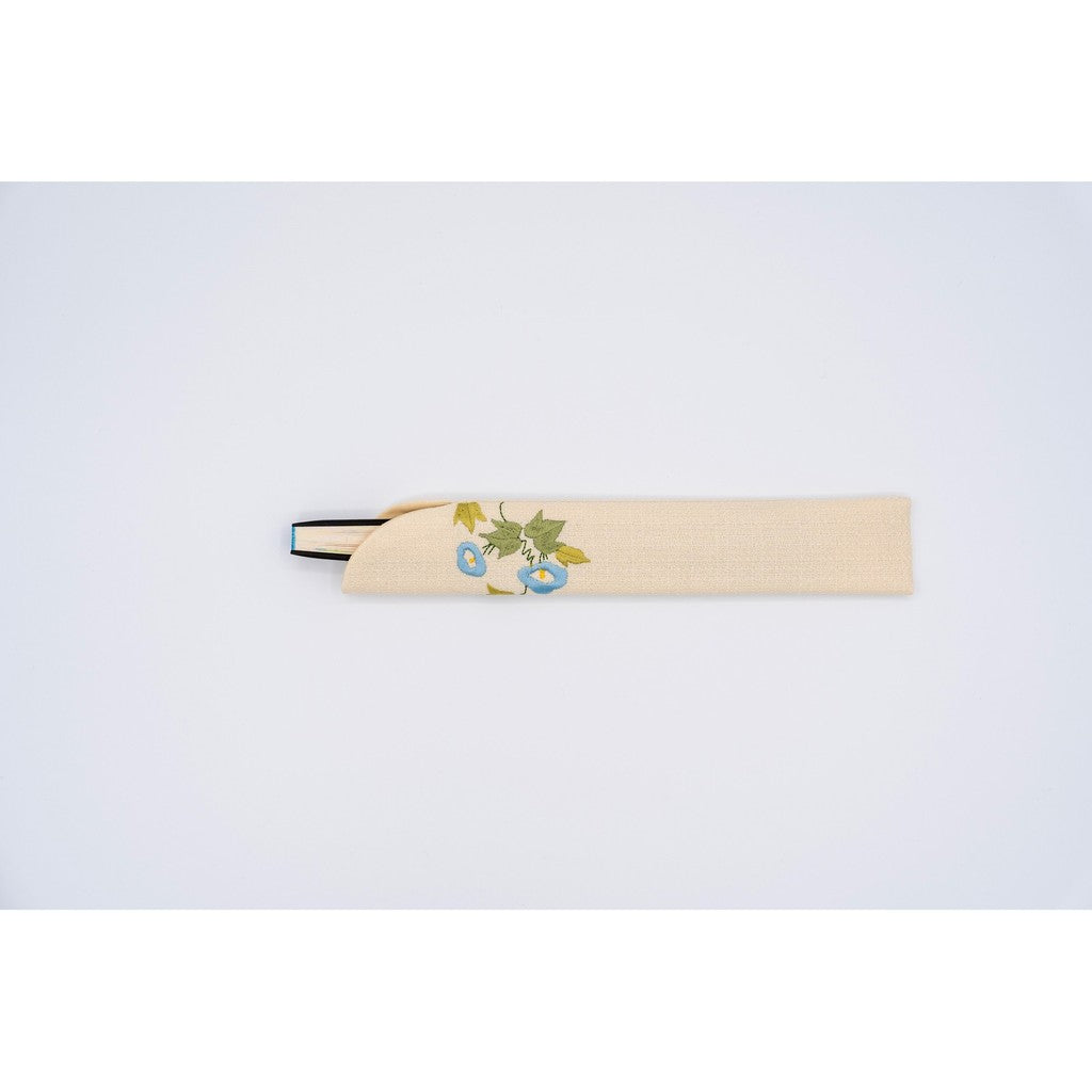 Japanese Fan Case – Kyo-Shirabe Folding Morning Glory