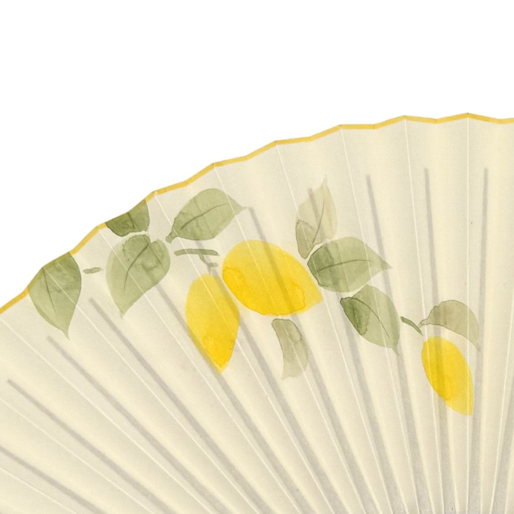 Japanese Fan Case – Kyo-Shirabe Folding Lemon