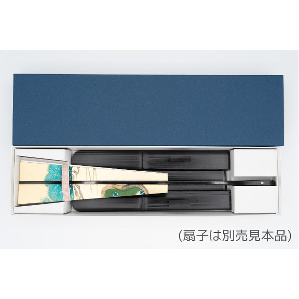 Japanese Bamboo Hand Fan – Stand Dancing Sesame, Decorative, Gift