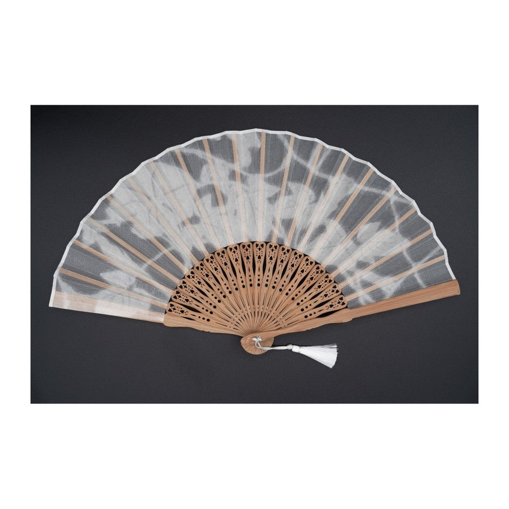 Japanese Hand Fan – Sha-Kasane Layered Morning Glory, Gift