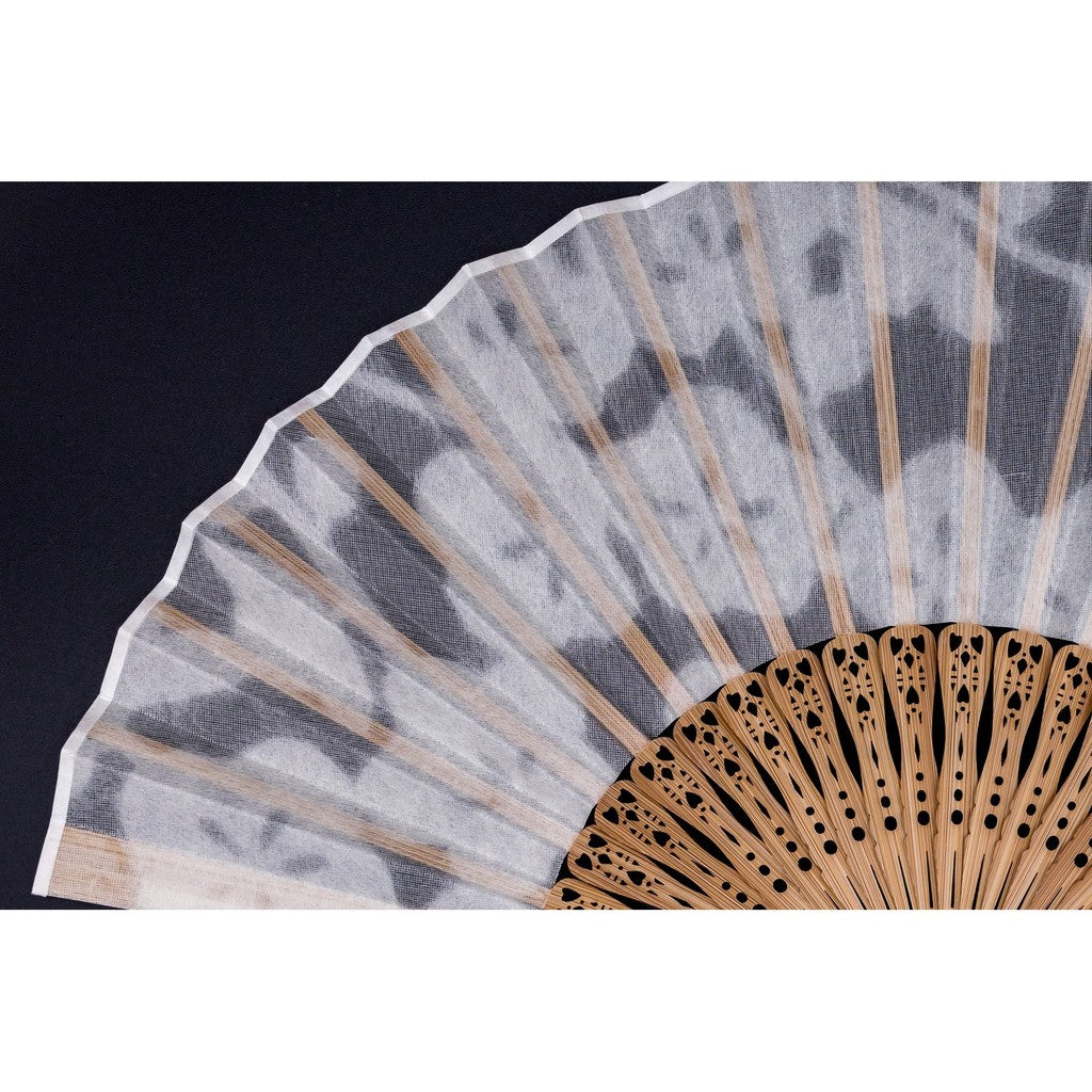 Japanese Hand Fan – Sha-Kasane Layered Plum Blossom, Gift