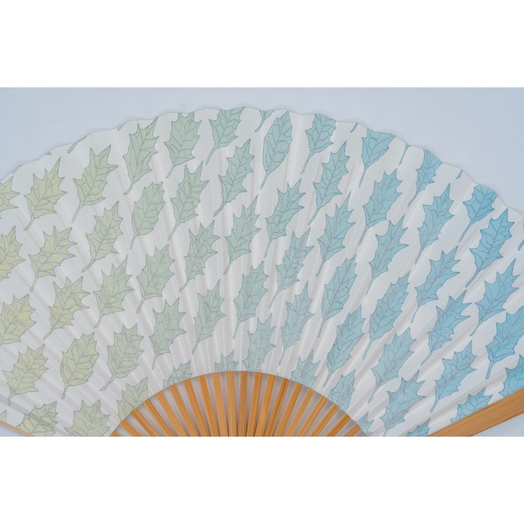 Japanese Bamboo Hand Fan – Plaster Coated Folding Holly, Gift