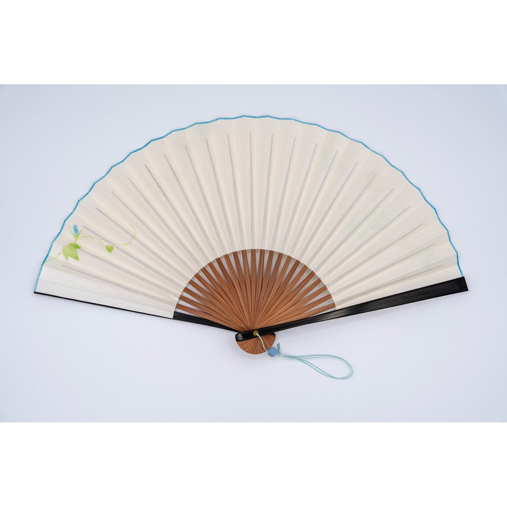 Japanese Fan Case – Kyo-Shirabe Folding Morning Glory