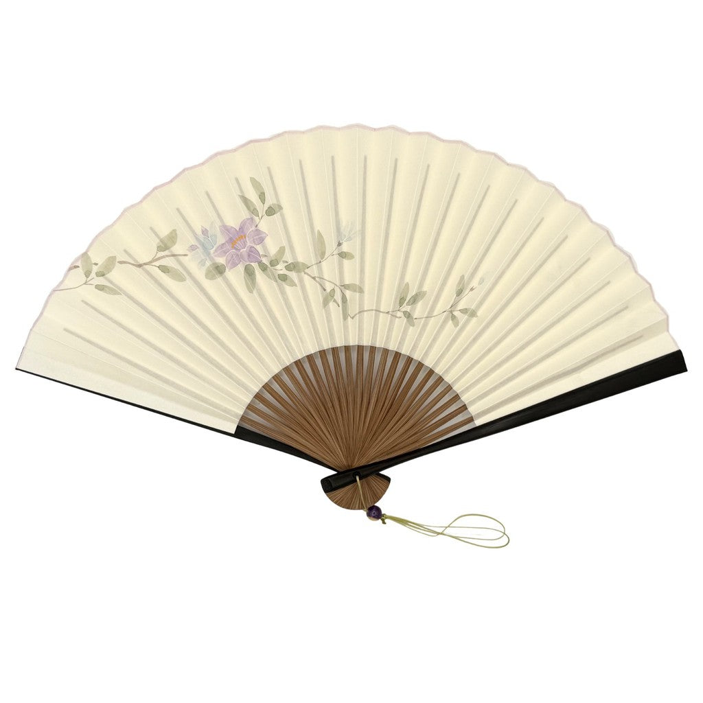 Japanese Fan Case – Kyo-Shirabe Folding Clematis