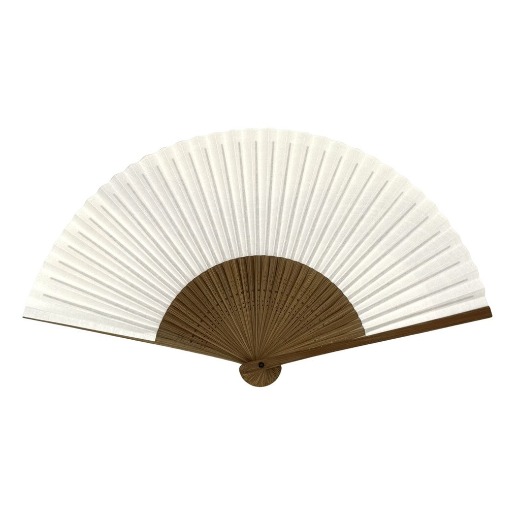 Japanese Bamboo Hand Fan – Summer Folding Wave Mist #318, Gift