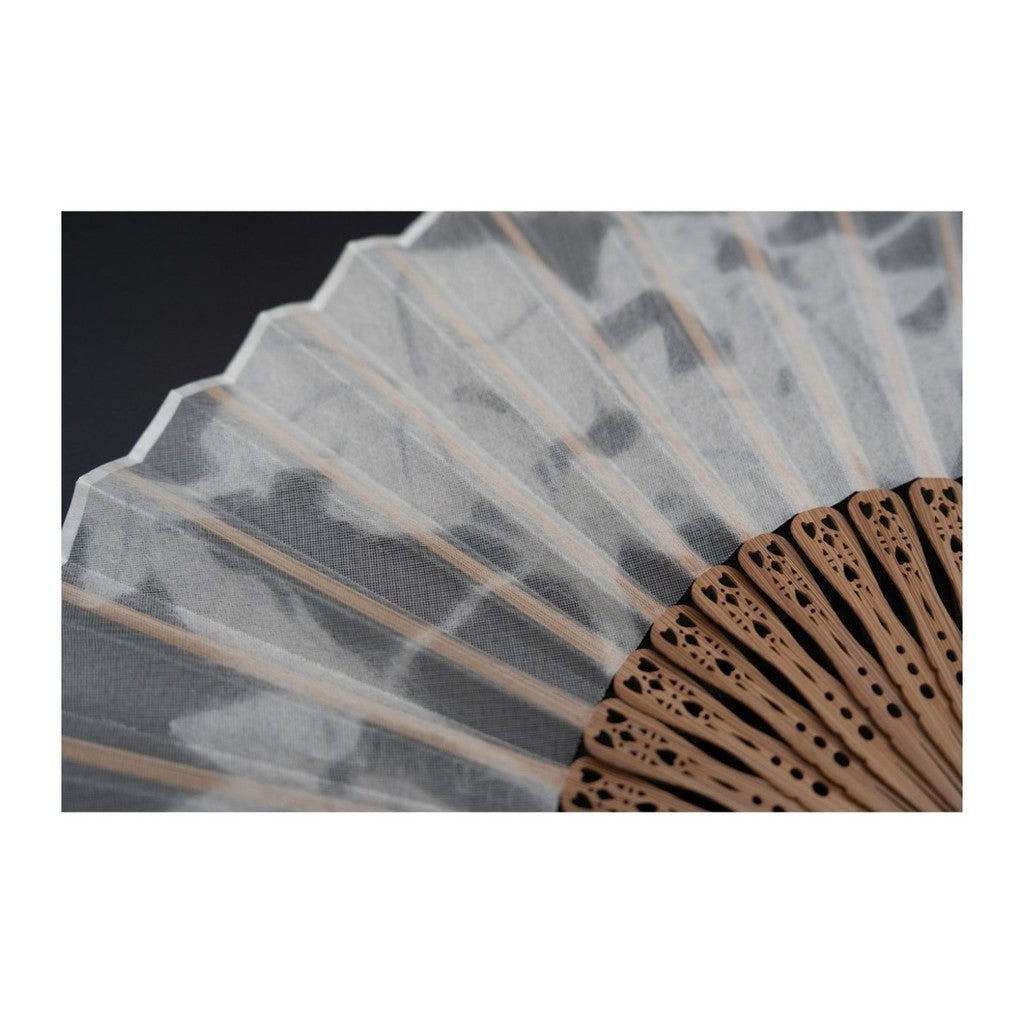 Japanese Hand Fan – Sha-Kasane Layered Morning Glory, Gift