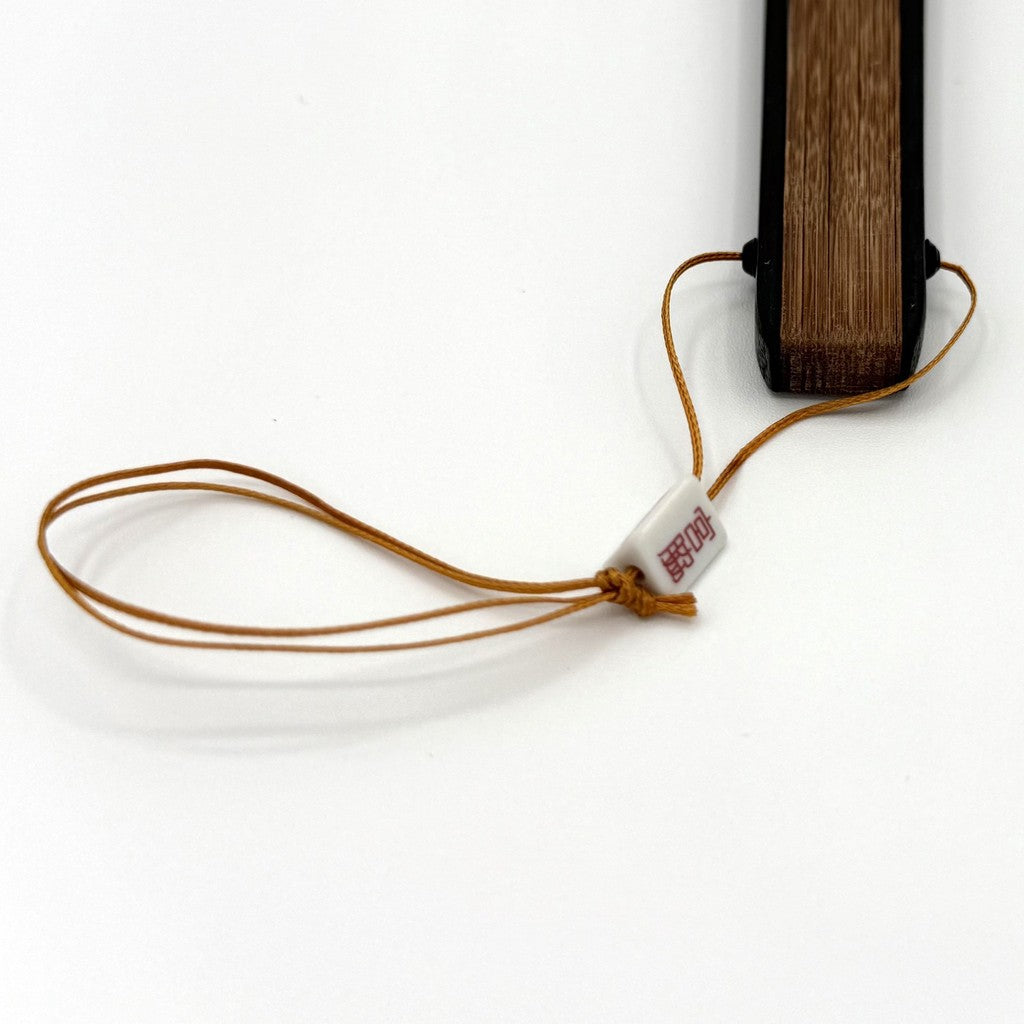 Japanese Bamboo Hand Fan – Summer Folding, Colored Pebble Gold Dust #341