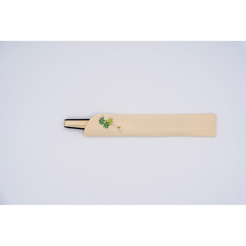 Japanese Fan Case – Kyo-Shirabe Folding Fresh Green Maple