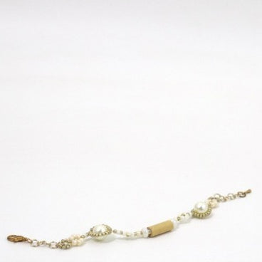 Japanese Bamboo Bracelet – HAKU White Bamboo Pearl Bangle