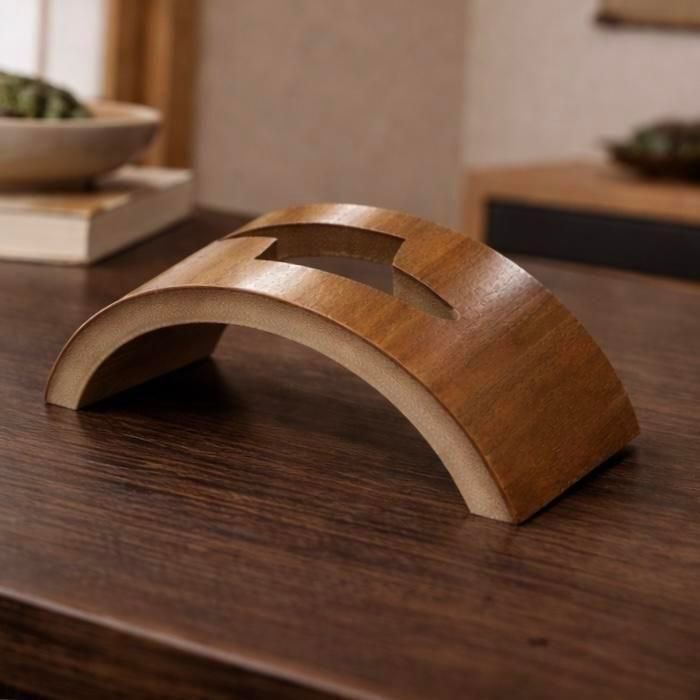 Japanese Bamboo Fan Stand – Folding Fan Display Holder