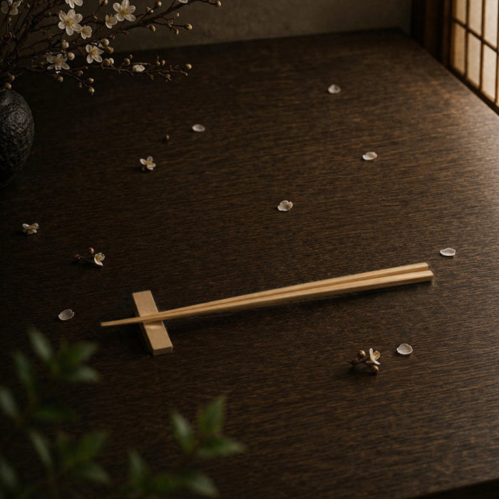 Japanese Bamboo Chopsticks – Personalized Name Engraving, Reusable, Gift Set