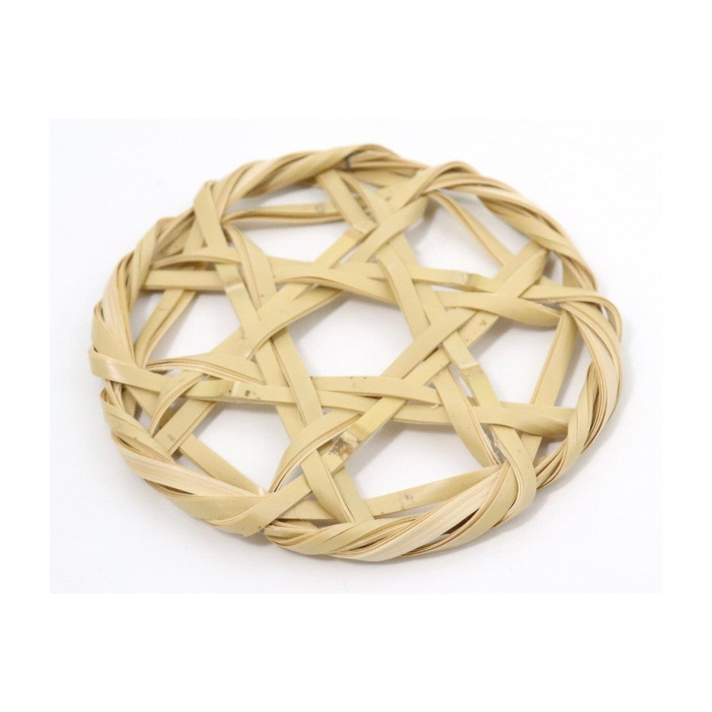 Japanese Bamboo Trivet – Hand-Woven Pot Holder Mat, Kitchen Gift