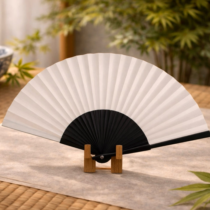 Japanese Bamboo Fan Stand – Folding Fan Display Holder