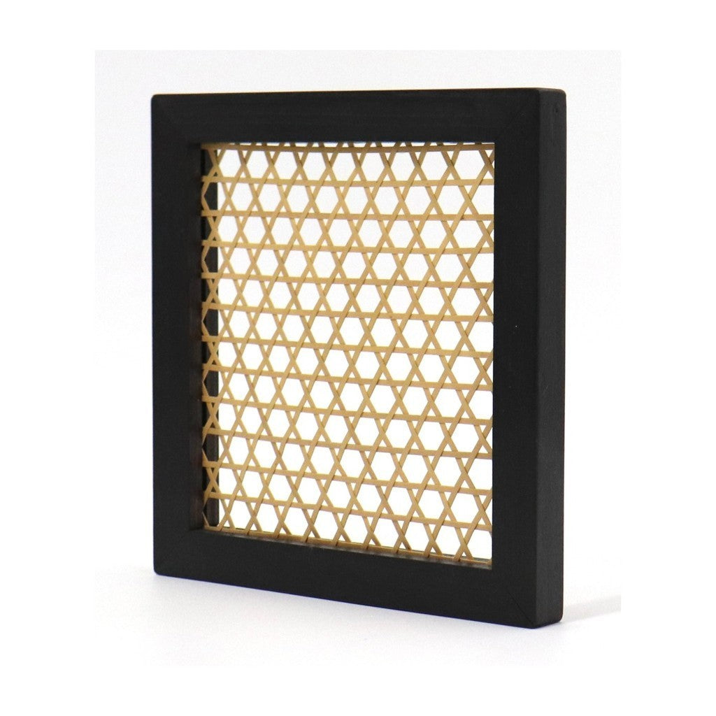 Japanese Bamboo Room Divider – Mutsume Woven Lattice Panel, Wall Decor