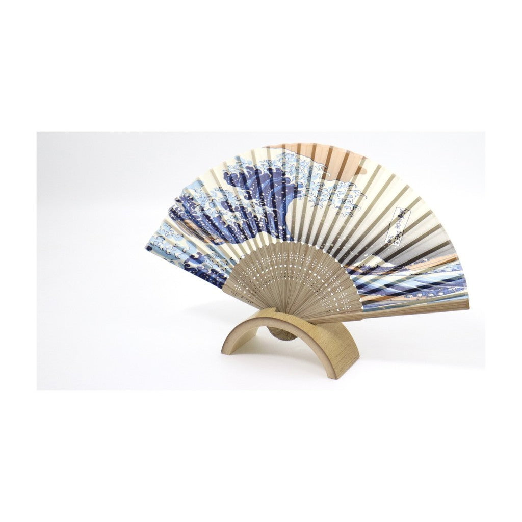 Japanese Bamboo Fan Stand – Folding Fan Display Holder