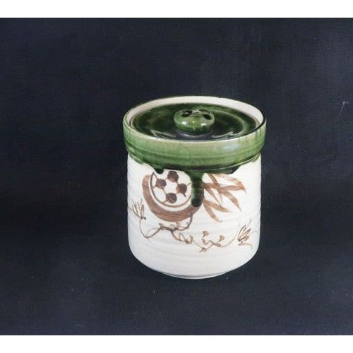 Japanese Water Jar – Mizusashi, With Lid