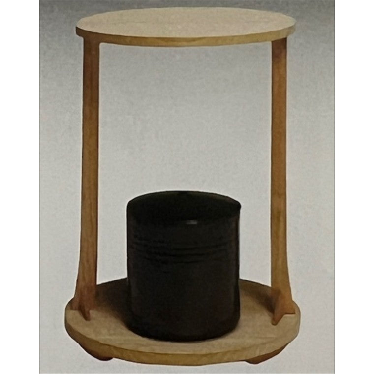 Japanese Bamboo Shelf – Tea Ceremony - Mulberry Wood, Small, Display Shelf