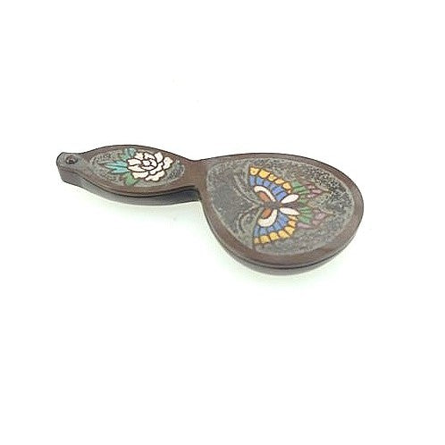 Japanese Calligraphy Brush – Yatate Box - Copper, Flat Gourd, Shippo, Case