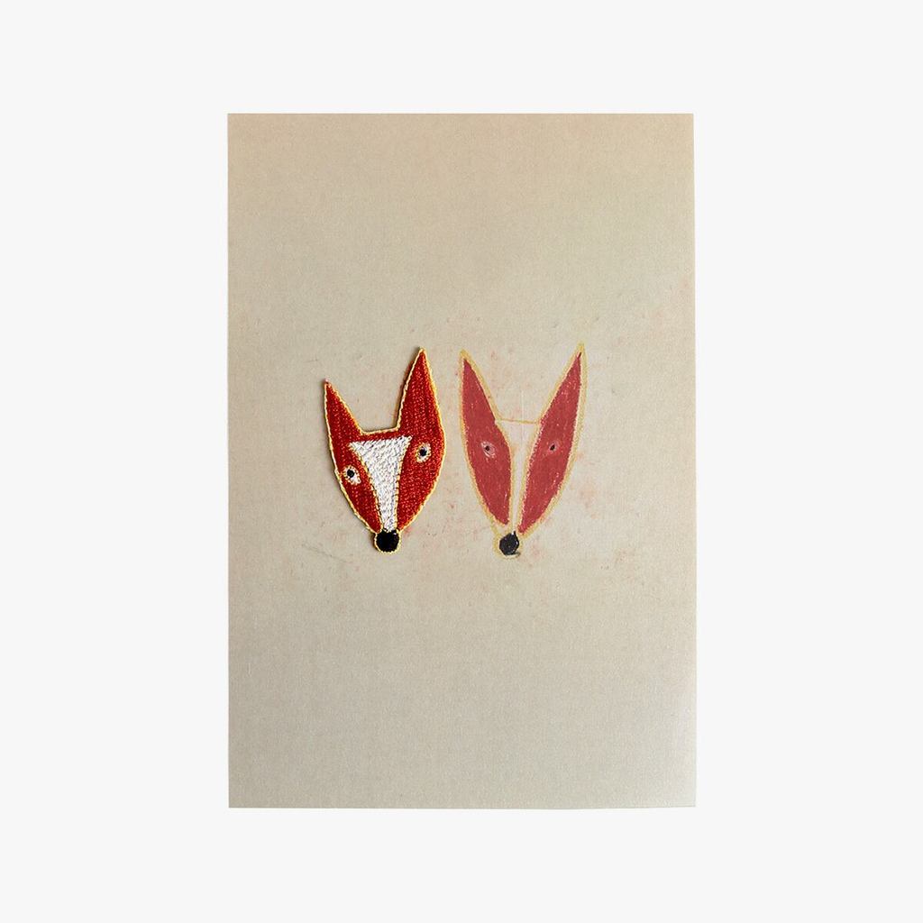 Japanese Art Postcard – Wappen - Two Dogs by Itsuo Ozasa, Gift