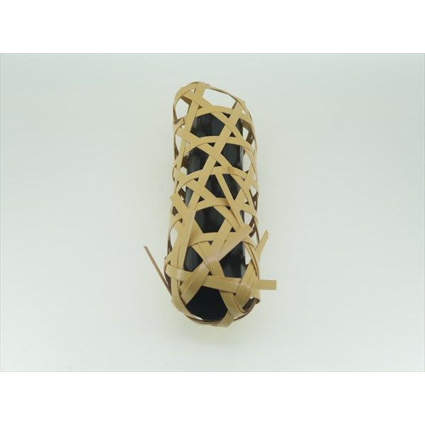 Japanese Bud Vase – Single-Stem - Bamboo Basket, Copper