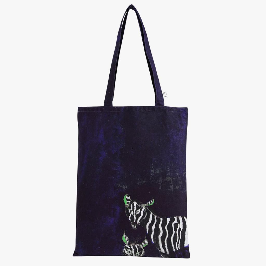 Japanese Tote Bag – Zebra by Itsuo Ozasa