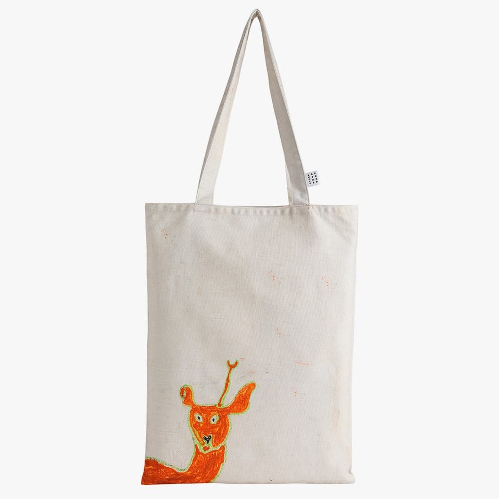 Japanese Tote Bag – Single-Antler Deer, Canvas