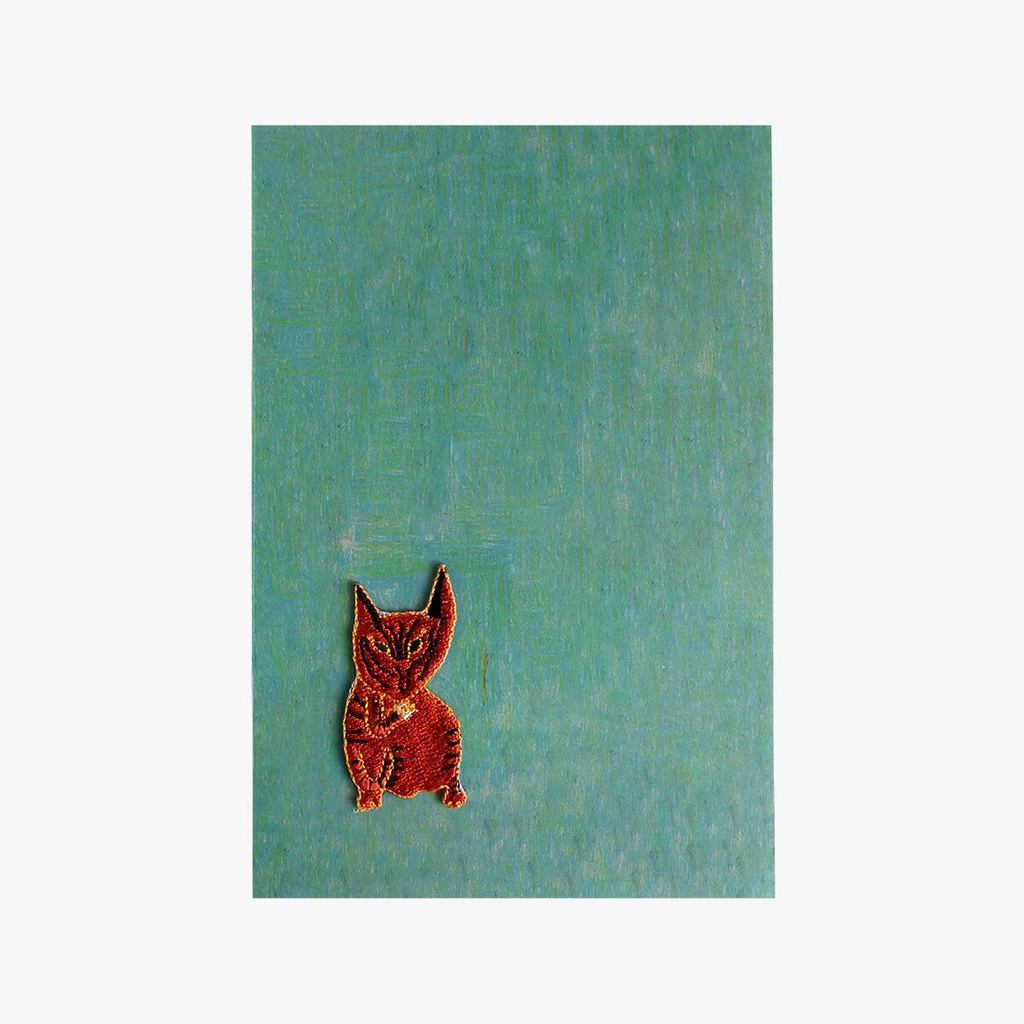 Japanese Cat Postcard – Wappen - Cat 2, Art Print