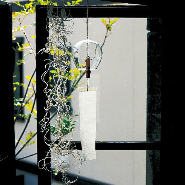 Japanese Glass Wind Chime – Tamayura, Hanging Bell
