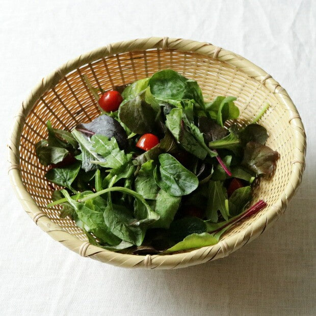 Japanese Bamboo Zaru Tray – Raised Foot