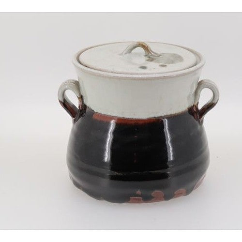 Japanese Water Jar – Mizusashi Masabumi, With Lid