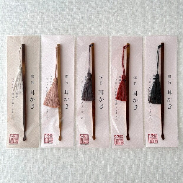 Japanese Ear Pick – Fusa Tassel, Bamboo