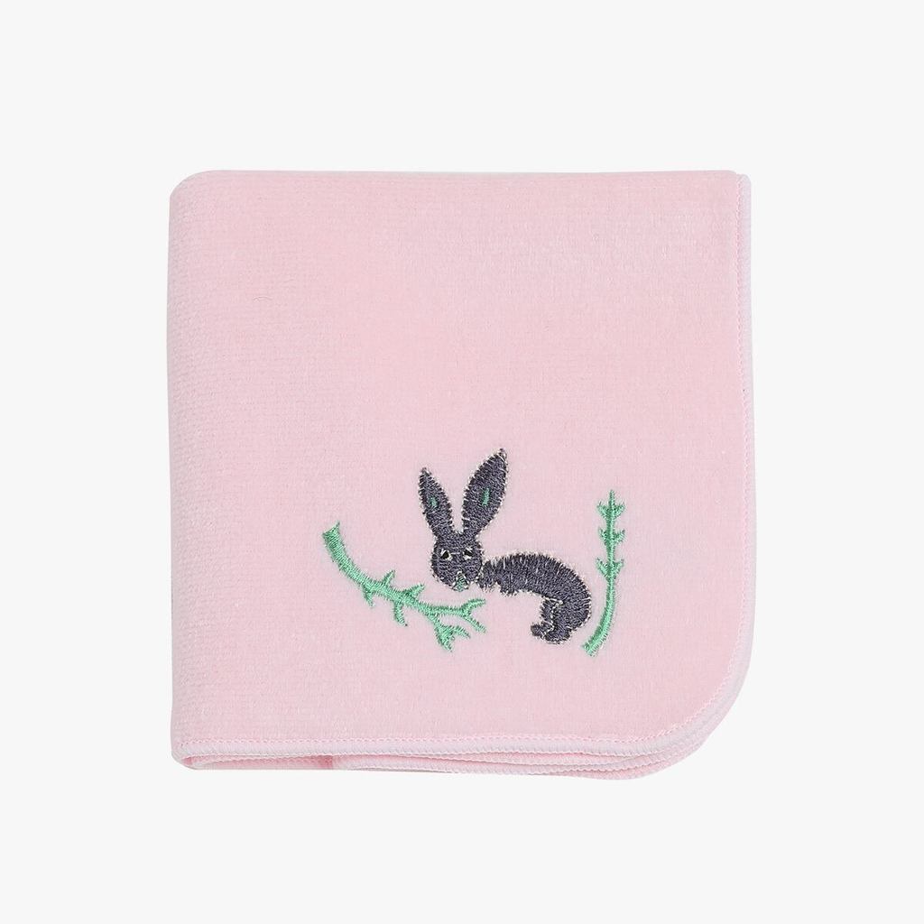 Japanese Cotton Handkerchief – Black Rabbit, Hand Towel