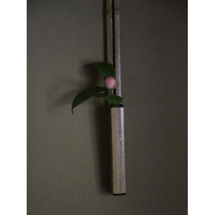 Japanese Bud Vase – Sesame Bamboo Single-Stem