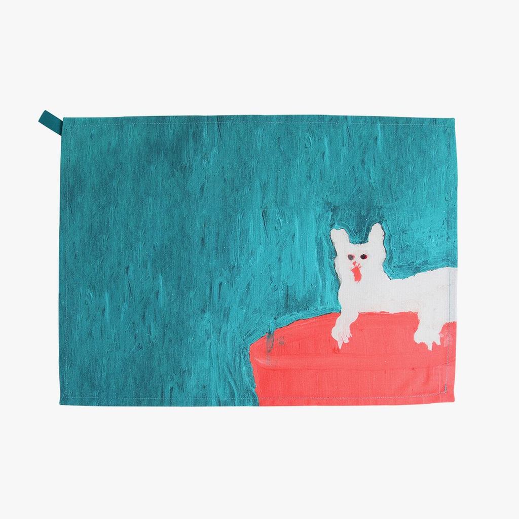 Japanese Dish Towel – Kitchen Cloth - Cat on the Sofa