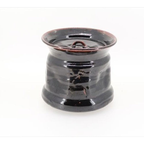Japanese Water Jar – Mizusashi Masabumi, With Lid
