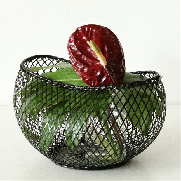Japanese Bamboo Storage Basket – Mayu Cocoon Flower