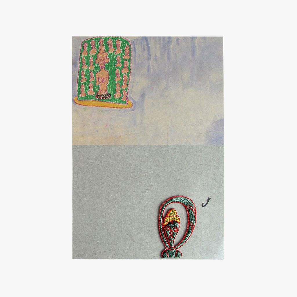 Japanese Art Postcard – Wappen - Buddhist Statue, Art Print