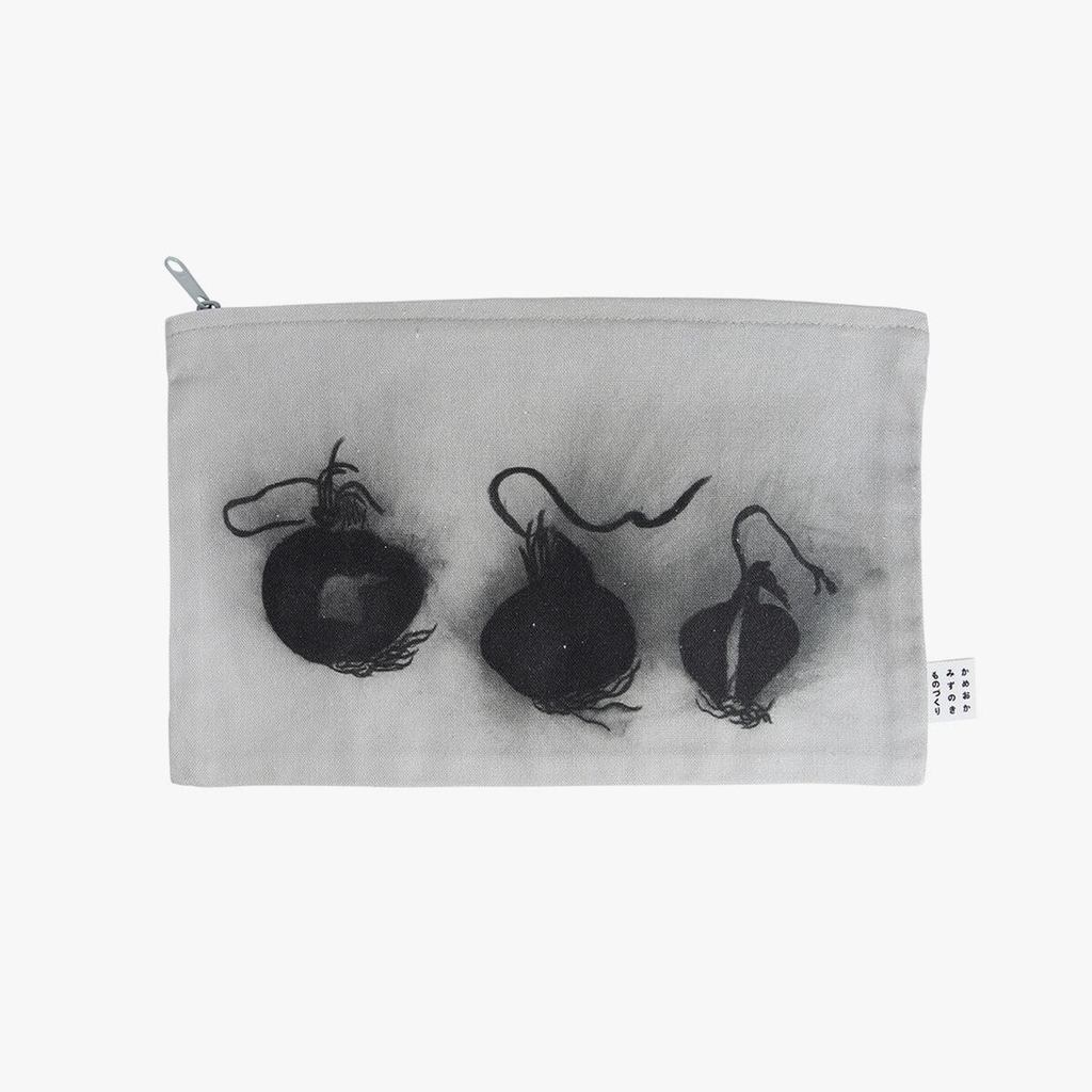 Japanese Fabric Pouch – Onion, Zipper