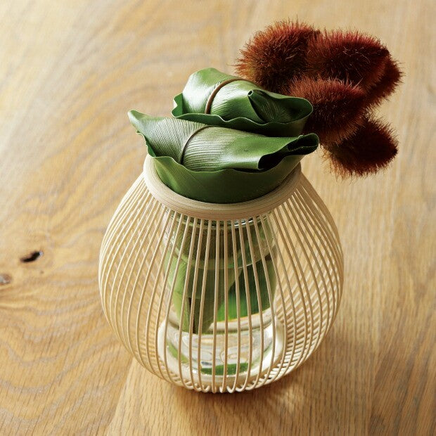 Japanese Uchiwa – Suruga Sensuji Tsubomi Vase, Hand Fan, Gift